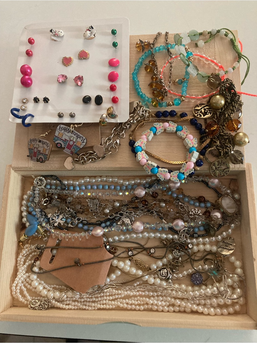 Not a Mystery Box full of Girl Jewelry in Multicolor Pieces